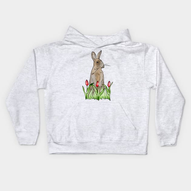 European Rabbit Kids Hoodie by missmann